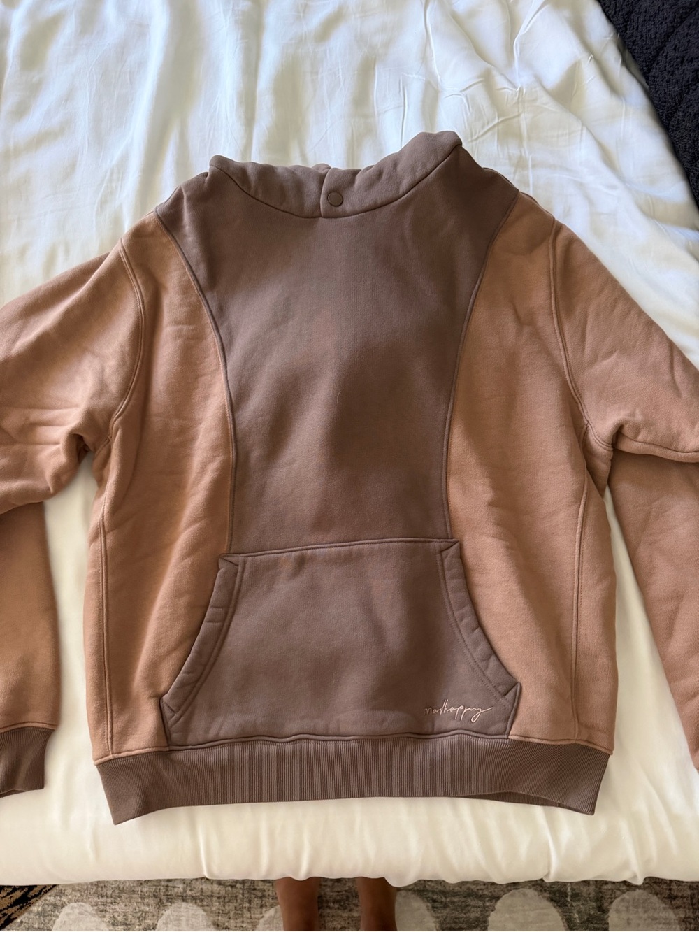 Madhappy Two-Tone Brown Pullover Hoodie